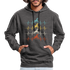 Dirt Bike Motorcross Biker Enduro Hoodie - charcoal/black