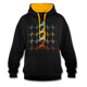 Dirt Bike Motorcross Biker Enduro Hoodie - black/gold