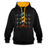 Dirt Bike Motorcross Biker Enduro Hoodie - black/gold