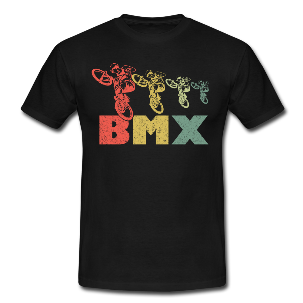 Bmx Bike Fahrrad Stunt Bike Männer T-Shirt - black