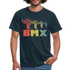 Bmx Bike Fahrrad Stunt Bike Männer T-Shirt - navy
