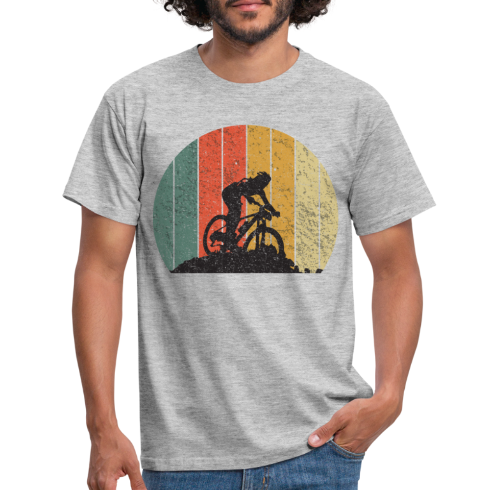 Mountain Bike Shirt Berge Gelände Männer T-Shirt - heather grey