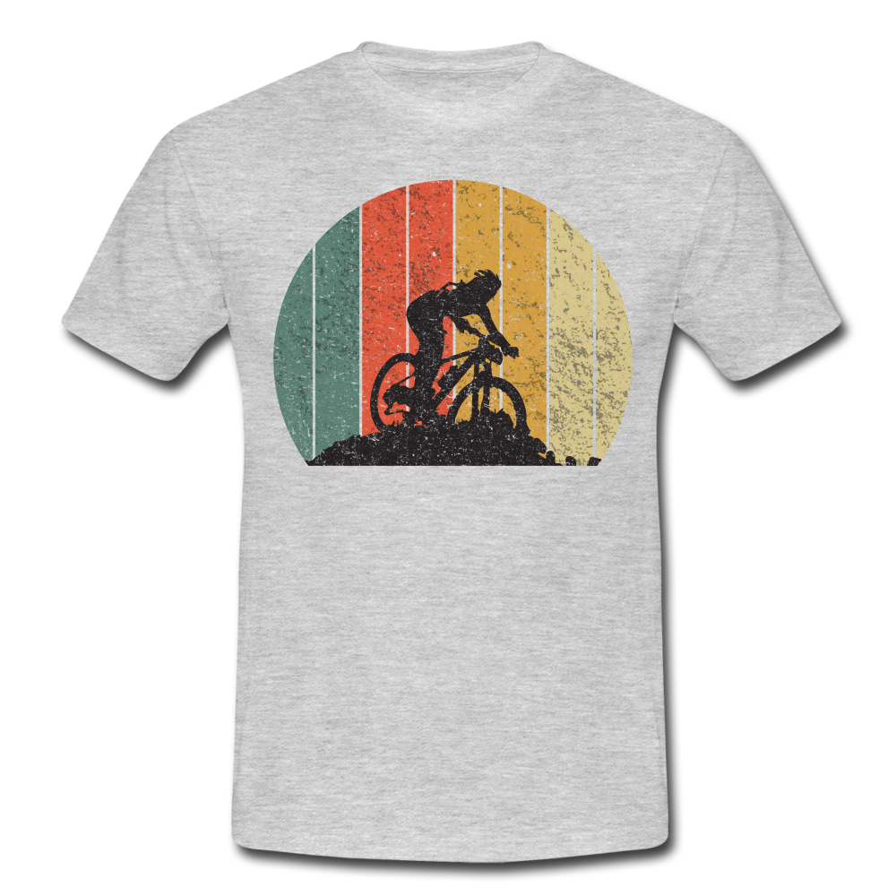 Mountain Bike Shirt Berge Gelände Männer T-Shirt - heather grey