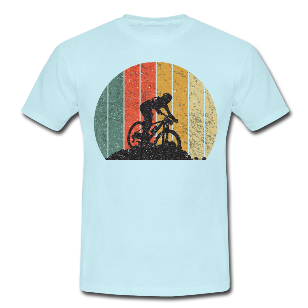 Mountain Bike Shirt Berge Gelände Männer T-Shirt - sky