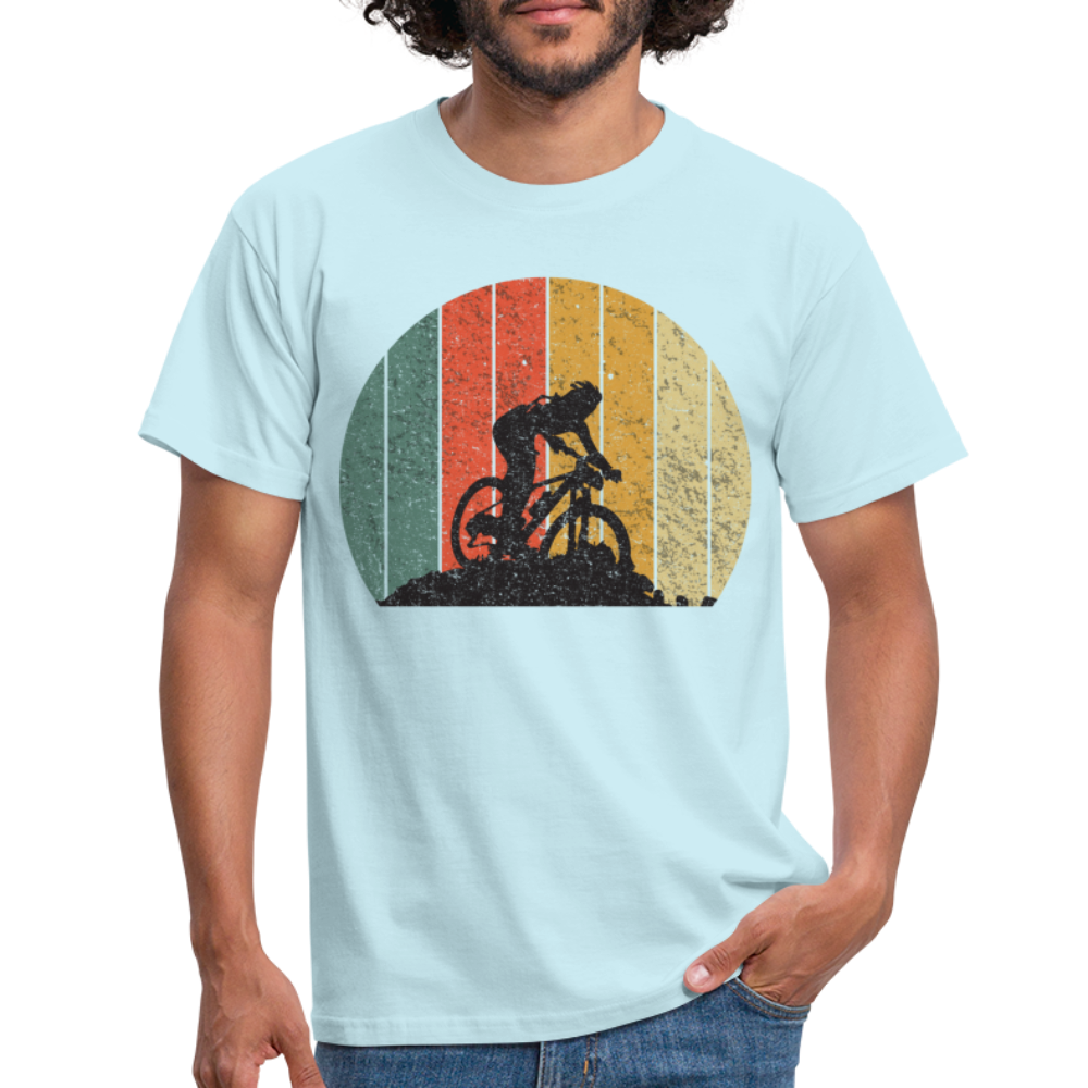 Mountain Bike Shirt Berge Gelände Männer T-Shirt - sky