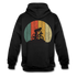 Mountain Bike Kapuzen Pullover Berge Gelände Hoodie Retro Style - black/red