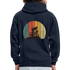 Mountain Bike Kapuzen Pullover Berge Gelände Hoodie Retro Style - navy/red