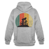 Mountain Bike Kapuzen Pullover Berge Gelände Hoodie Retro Style - heather grey/navy