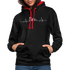 Mountain Bike Kapuzen Pullover Berge Herzschlag Hoodie - black/red