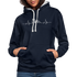 Mountain Bike Kapuzen Pullover Berge Herzschlag Hoodie - navy/heather grey