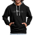 Mountain Bike Kapuzen Pullover Berge Herzschlag Hoodie - black/heather grey