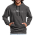 Mountain Bike Kapuzen Pullover Berge Herzschlag Hoodie - charcoal/black