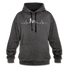 Mountain Bike Kapuzen Pullover Berge Herzschlag Hoodie - charcoal/black