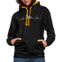 Mountain Bike Kapuzen Pullover Berge Herzschlag Hoodie - black/gold