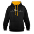 Mountain Bike Kapuzen Pullover Berge Herzschlag Hoodie - black/gold