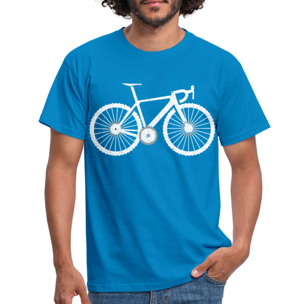 Mountain Bike Fahrrad Fahrer Männer T-Shirt - royal blue