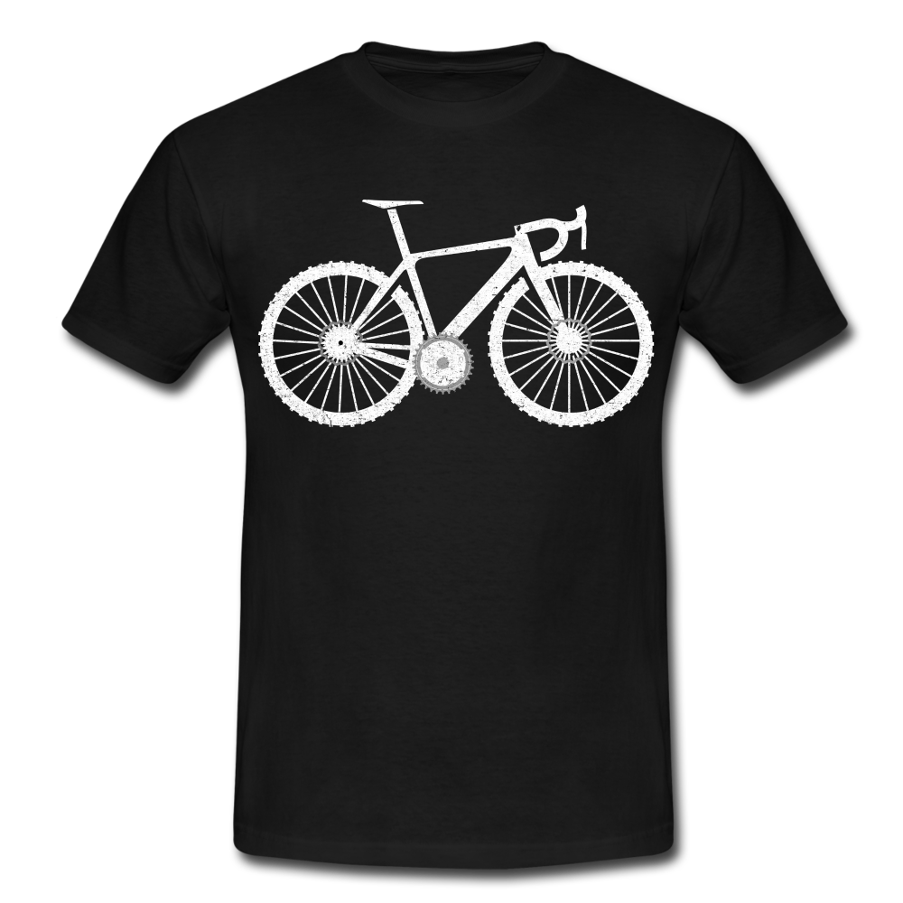 Mountain Bike Fahrrad Fahrer Männer T-Shirt - black