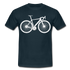 Mountain Bike Fahrrad Fahrer Männer T-Shirt - navy