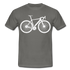 Mountain Bike Fahrrad Fahrer Männer T-Shirt - graphite grey