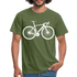 Mountain Bike Fahrrad Fahrer Männer T-Shirt - military green