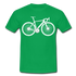 Mountain Bike Fahrrad Fahrer Männer T-Shirt - kelly green