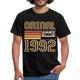 30. Geburtstag Geschenk Shirt Jahrgang 1992 Retro Männer T-Shirt - black