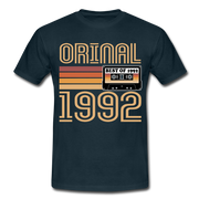 30. Geburtstag Geschenk Shirt Jahrgang 1992 Retro Männer T-Shirt - navy