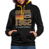 60. Geburtstag Geschenk Pullover Jahrgang 1962 Retro Hoodie - black/gold