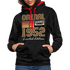 70. Geburtstag Geschenk Pullover Jahrgang 1952 Retro Hoodie - black/red