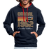 70. Geburtstag Geschenk Pullover Jahrgang 1952 Retro Hoodie - navy/red