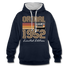 70. Geburtstag Geschenk Pullover Jahrgang 1952 Retro Hoodie - navy/heather grey