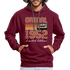 70. Geburtstag Geschenk Pullover Jahrgang 1952 Retro Hoodie - burgundy/charcoal