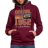 70. Geburtstag Geschenk Pullover Jahrgang 1952 Retro Hoodie - burgundy/charcoal