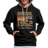 70. Geburtstag Geschenk Pullover Jahrgang 1952 Retro Hoodie - black/heather grey