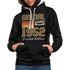 70. Geburtstag Geschenk Pullover Jahrgang 1952 Retro Hoodie - black/heather grey