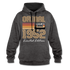 70. Geburtstag Geschenk Pullover Jahrgang 1952 Retro Hoodie - charcoal/black