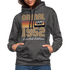 70. Geburtstag Geschenk Pullover Jahrgang 1952 Retro Hoodie - charcoal/black