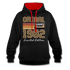 40. Geburtstag Geschenk Pullover Jahrgang 1982 Retro Hoodie - black/red