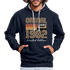 40. Geburtstag Geschenk Pullover Jahrgang 1982 Retro Hoodie - navy/heather grey