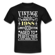 34. Geburtstag Geboren 1988 Vintage Männer Geschenk T-Shirt - black