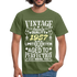 65. Geburtstag Geboren 1957 Vintage Männer Geschenk T-Shirt - military green