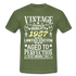 65. Geburtstag Geboren 1957 Vintage Männer Geschenk T-Shirt - military green