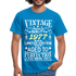45. Geburtstag Geboren 1977 Vintage Männer Geschenk T-Shirt - royal blue