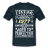 45. Geburtstag Geboren 1977 Vintage Männer Geschenk T-Shirt - navy