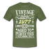 45. Geburtstag Geboren 1977 Vintage Männer Geschenk T-Shirt - military green
