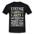 51. Geburtstag Geboren 1971 Vintage Männer Geschenk T-Shirt - black