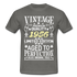66. Geburtstag Geboren 1956 Vintage Männer Geschenk T-Shirt - graphite grey