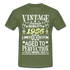66. Geburtstag Geboren 1956 Vintage Männer Geschenk T-Shirt - military green