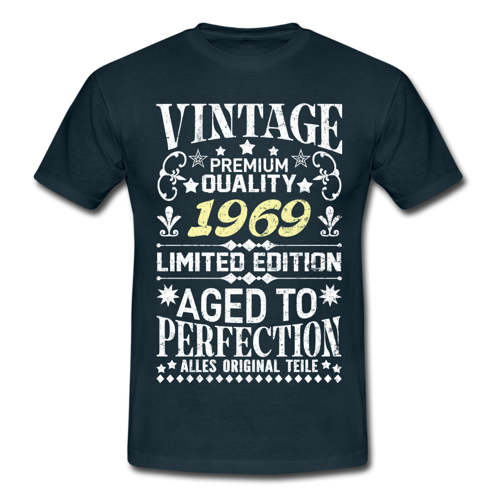 53. Geburtstag Geboren 1969 Vintage Männer Geschenk T-Shirt - navy