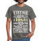 39. Geburtstag Geboren 1983 Vintage Männer Geschenk T-Shirt - graphite grey